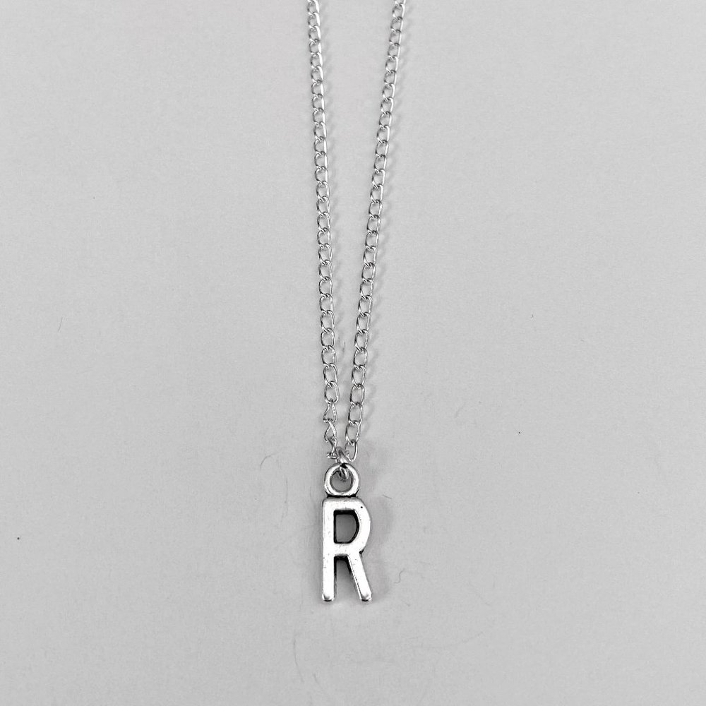 3 for $49 New Silver "R" Initial Necklace